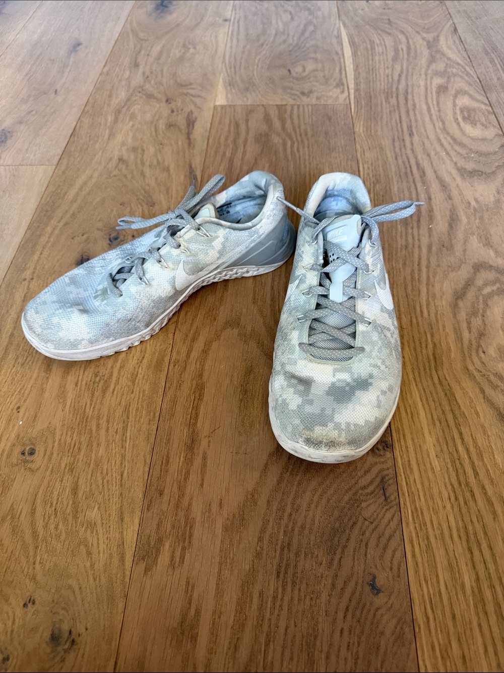 Nike Light Gray Camouflage Training Shoes